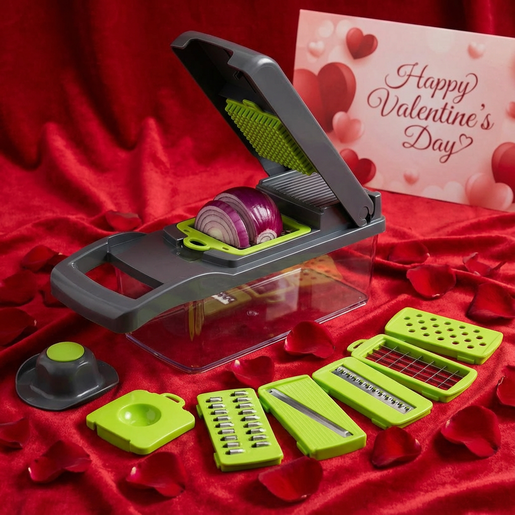 Home Cooking Ideas - Safe Vegetable Cutter, Valentine's Day Gift