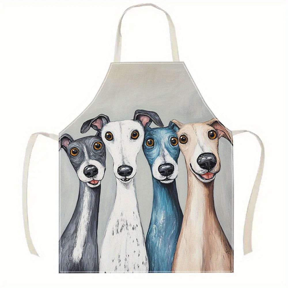 Home Cooking Ideas - 1pc Cute Greyhound Dog Art Apron