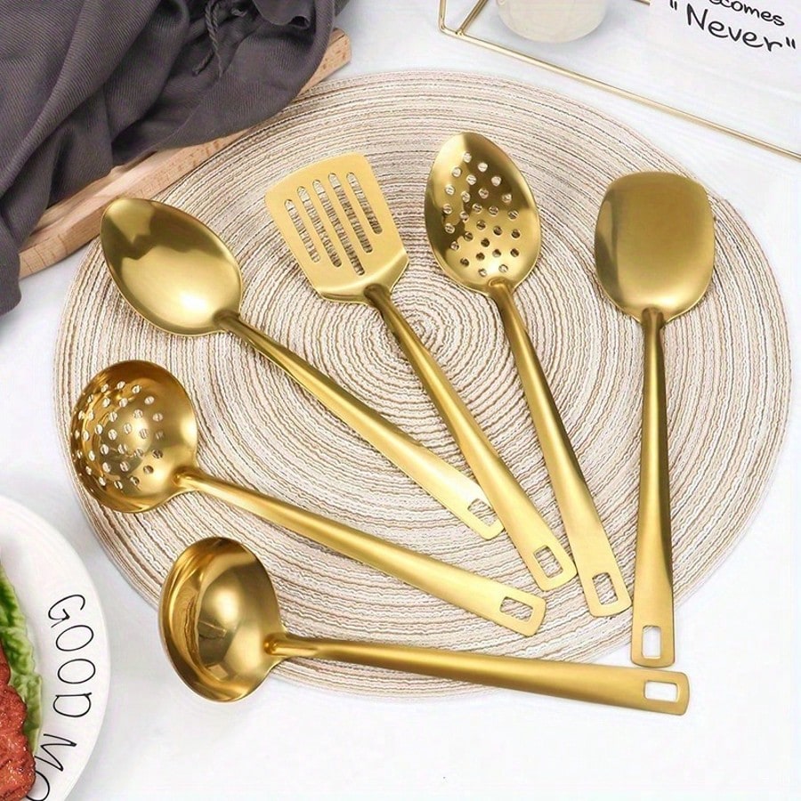 6-Piece Korean Style Gold-Plat - Home Cooking Ideas avis et prix