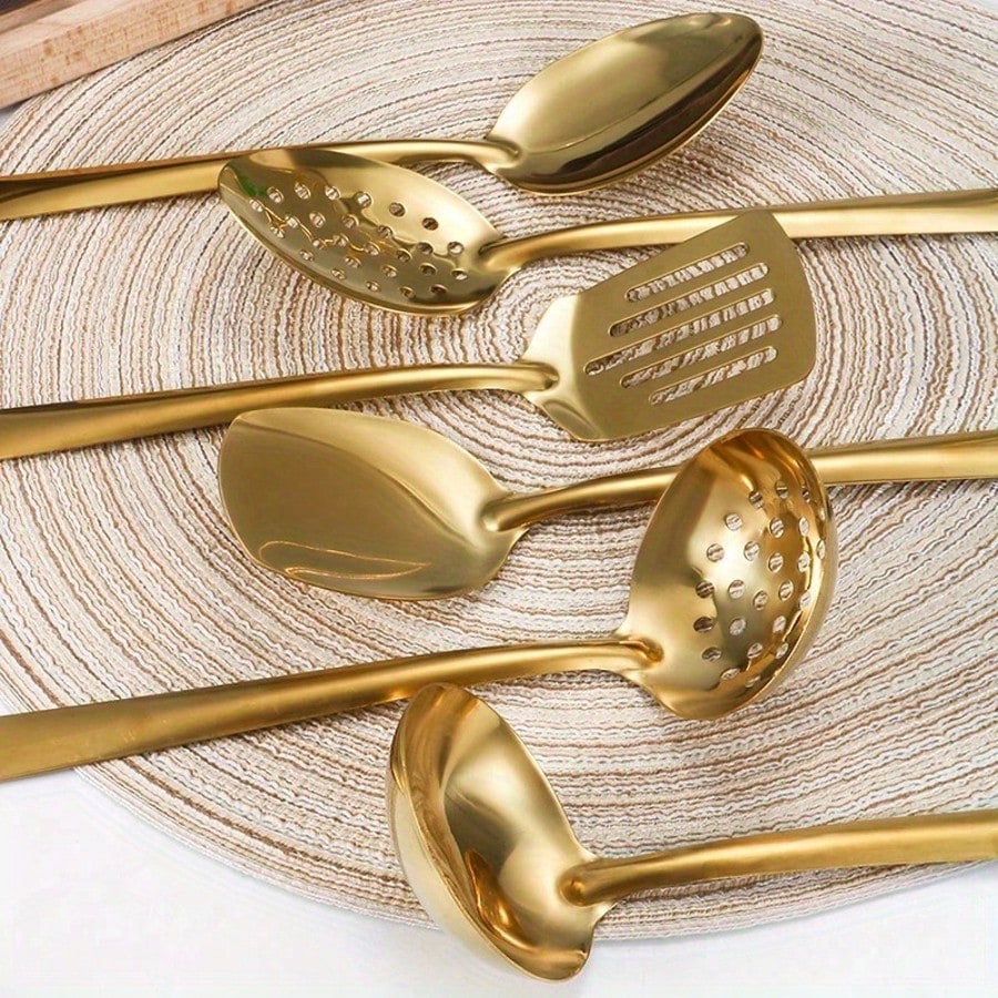 6-Piece Korean Style Gold-Plat - Home Cooking Ideas avis et prix