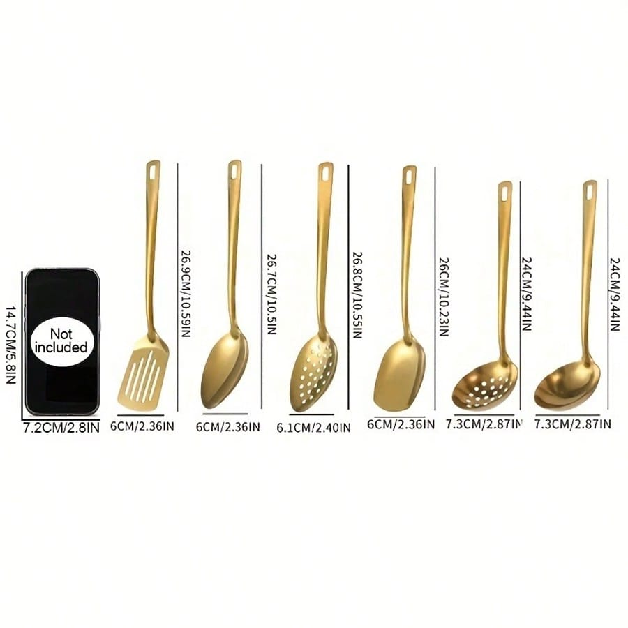 6-Piece Korean Style Gold-Plat - Home Cooking Ideas avis et prix