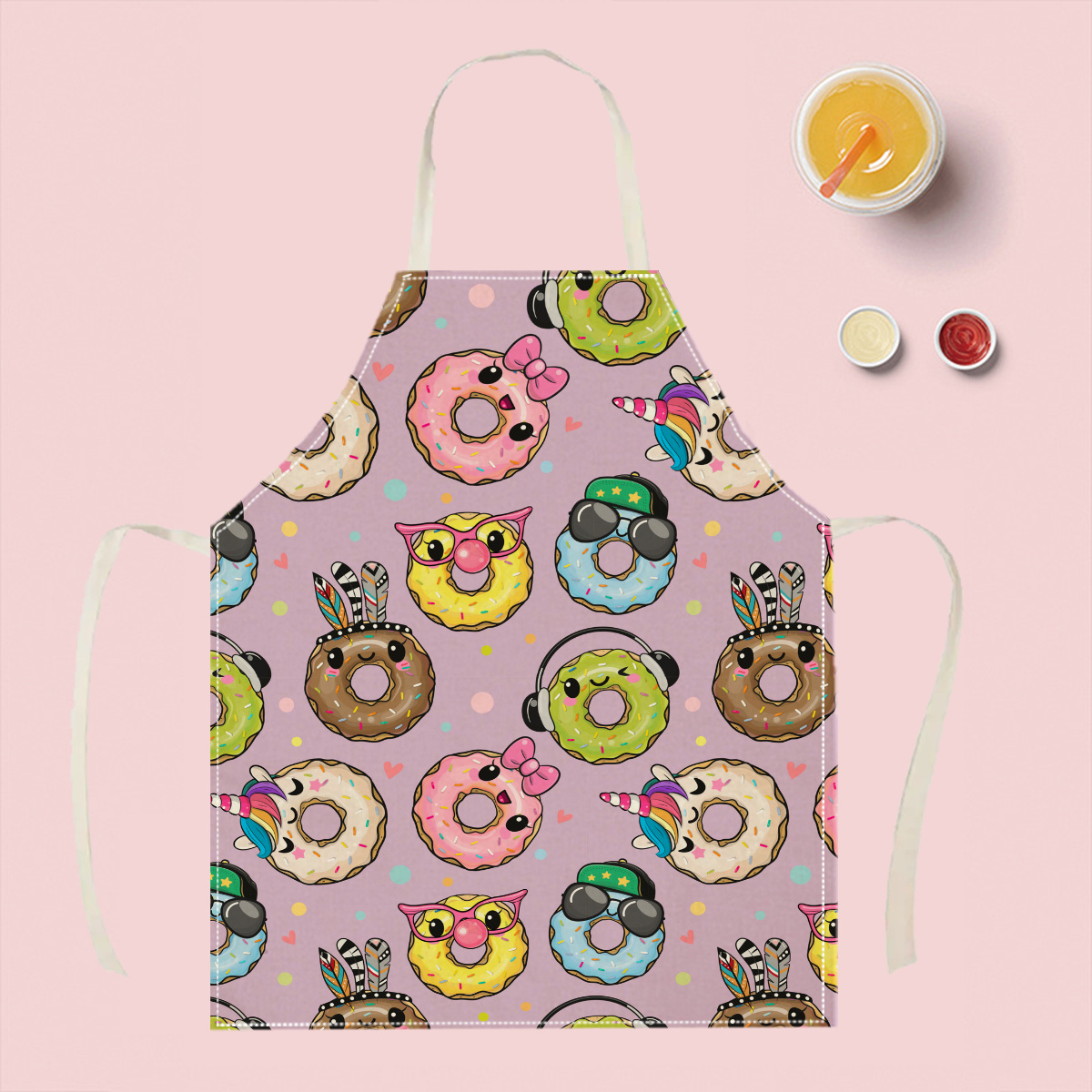1pc Cute Cartoon Donut Apron F - Home Cooking Ideas avis et prix