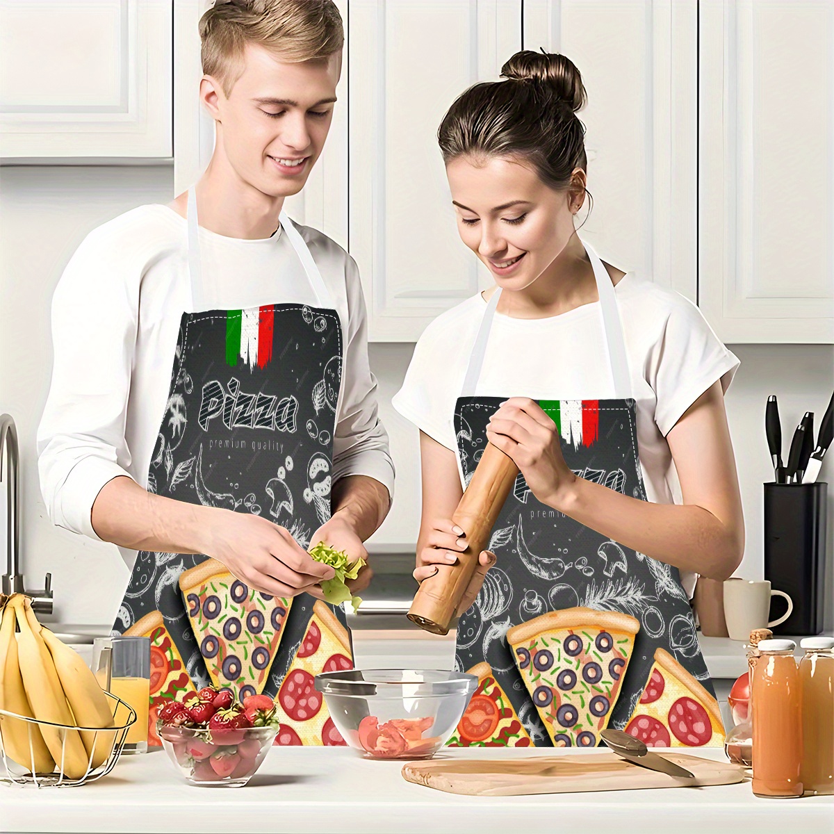 Linen Apron Pizza Italian Food - Home Cooking Ideas avis et prix