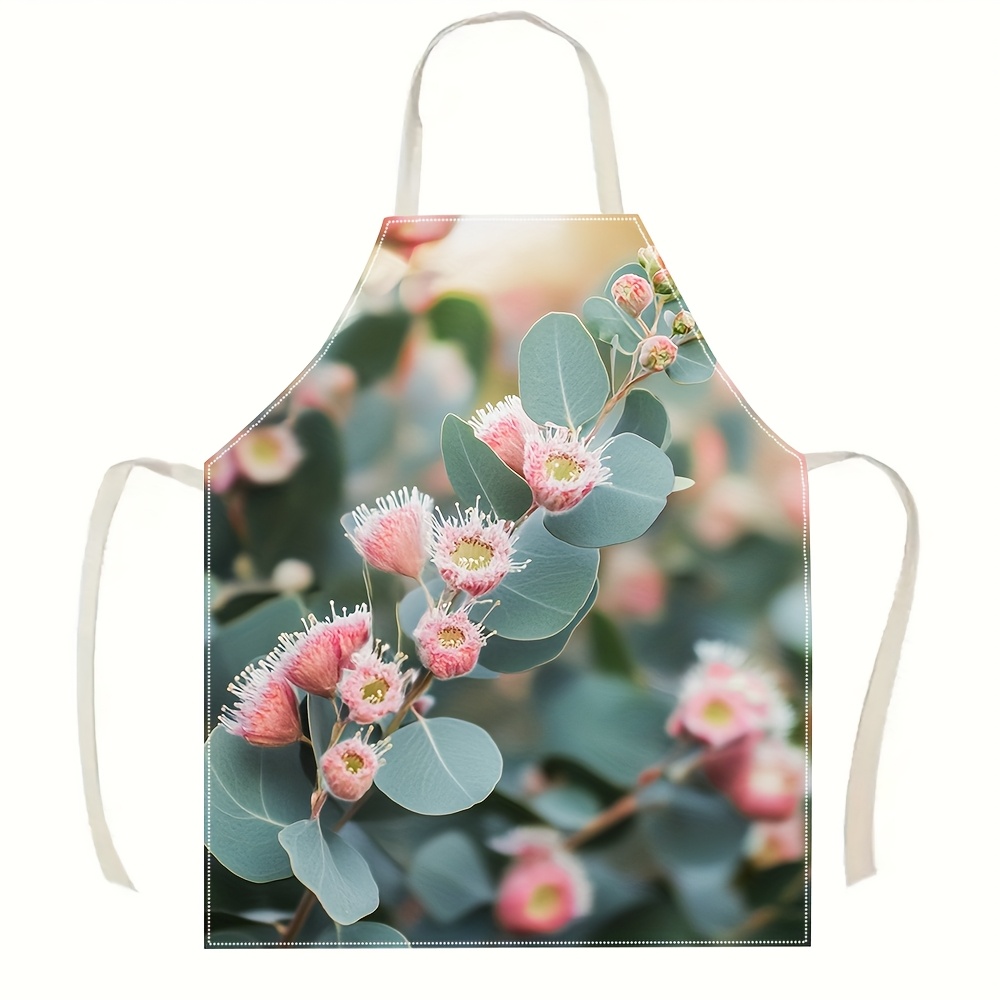 1pc Linen Apron Eucalyptus Flo - Home Cooking Ideas avis et prix