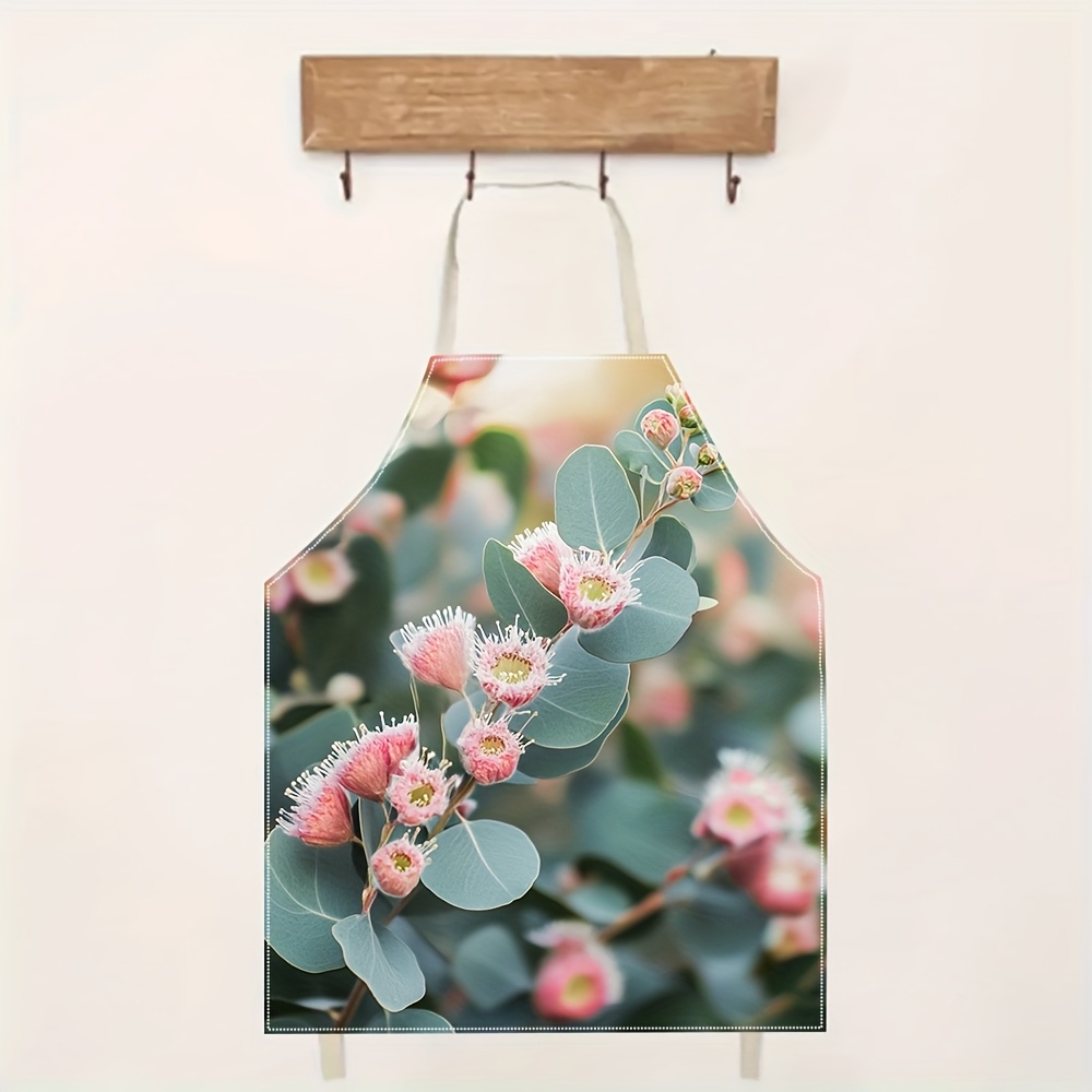 1pc Linen Apron Eucalyptus Flo - Home Cooking Ideas avis et prix