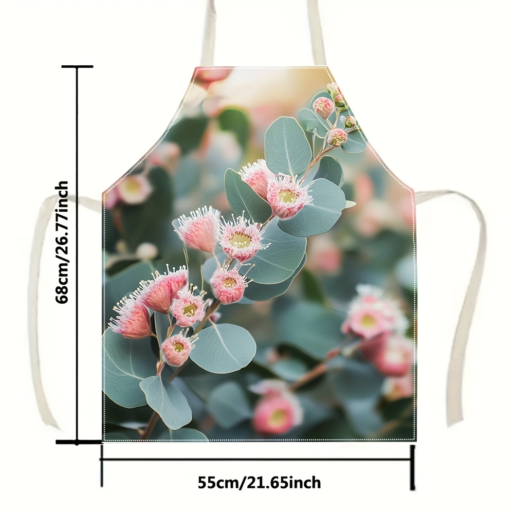 1pc Linen Apron Eucalyptus Flo - Home Cooking Ideas avis et prix