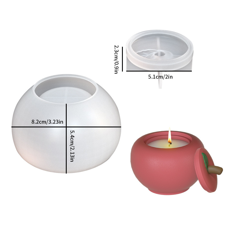 DIY Apple Jar Candle Jar Silic - Idli Steamer Mold avis et prix