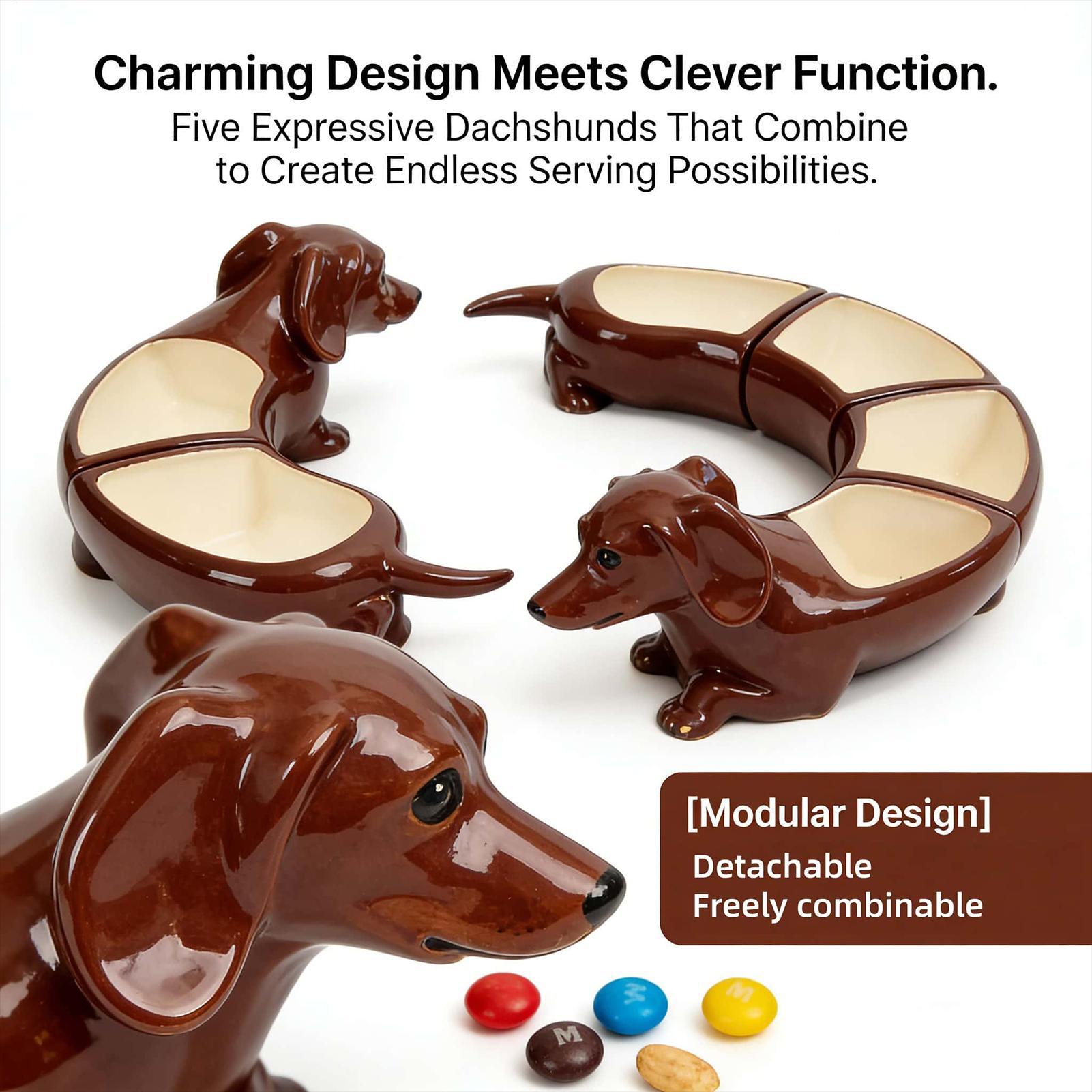 Dachshund Divided Serving Tray - Home Cooking Recipes avis et prix