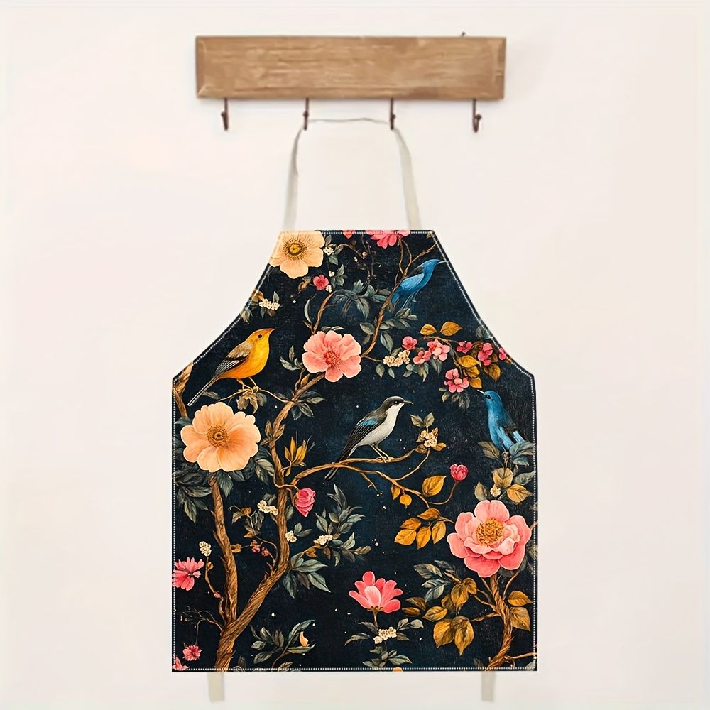 1pc, Vintage Floral Bird Print - Home Cooking Ideas avis et prix
