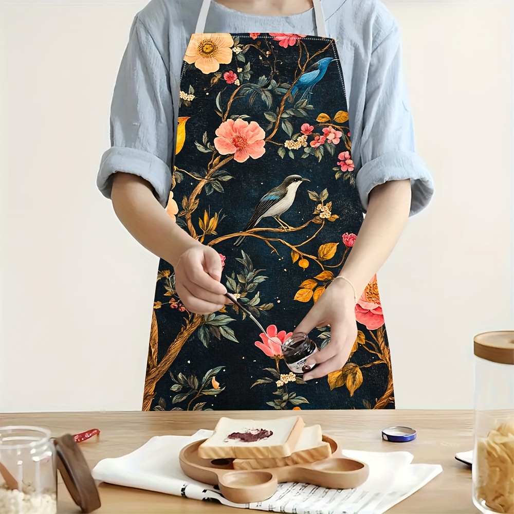 1pc, Vintage Floral Bird Print - Home Cooking Ideas avis et prix