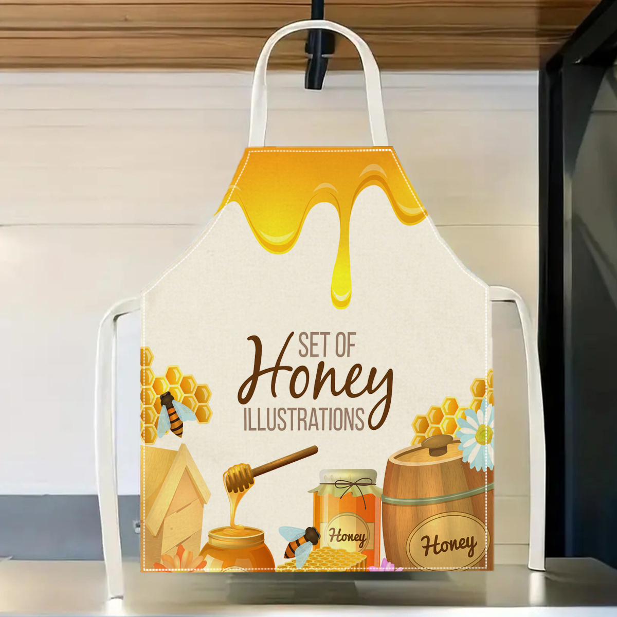 1pc Honey Bee Apron Sweet Kitc - Home Cooking Ideas avis et prix