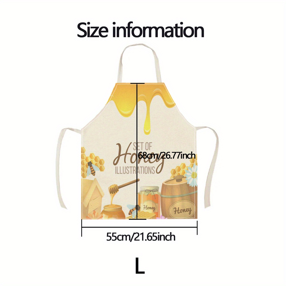 1pc Honey Bee Apron Sweet Kitc - Home Cooking Ideas avis et prix