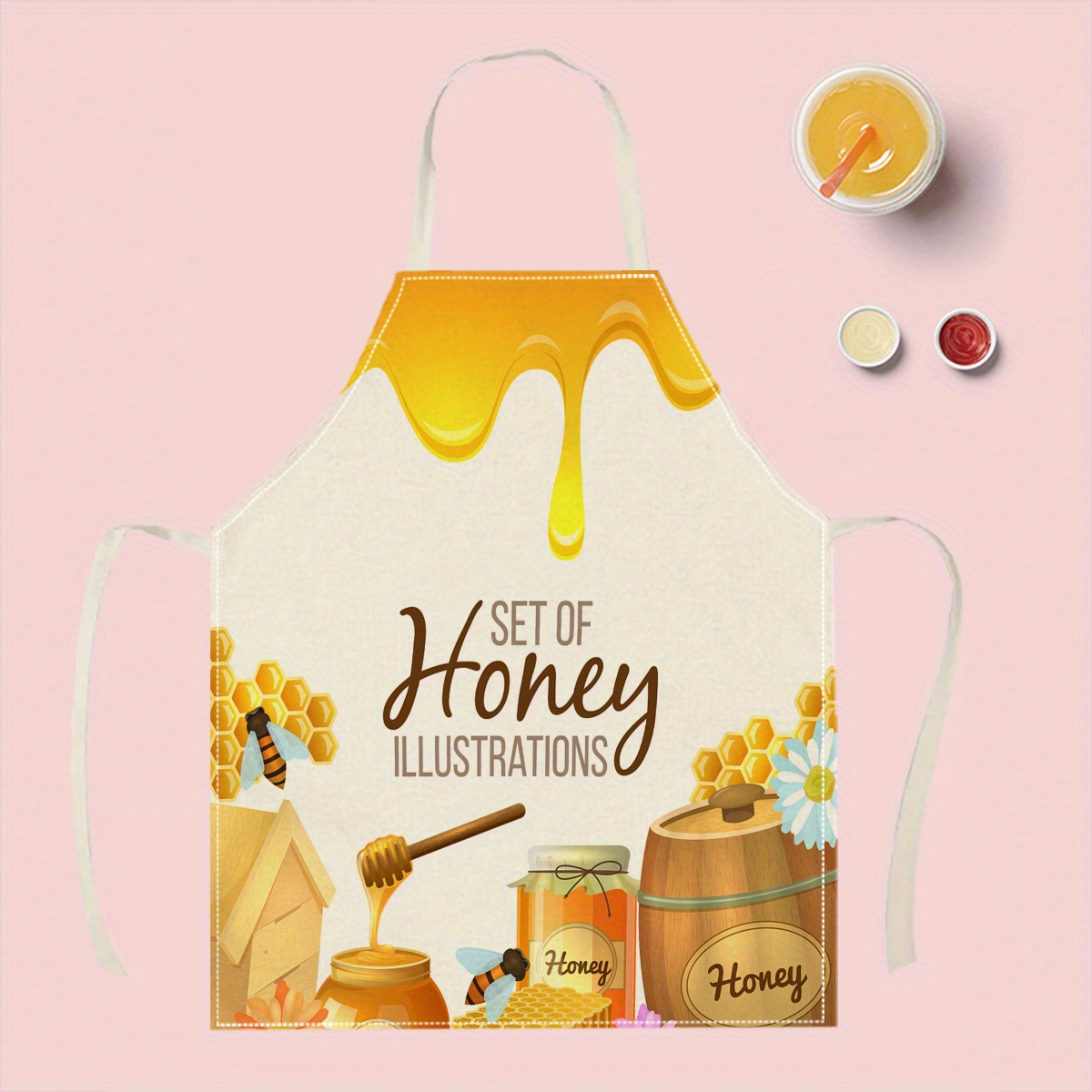 1pc Honey Bee Apron Sweet Kitc - Home Cooking Ideas avis et prix