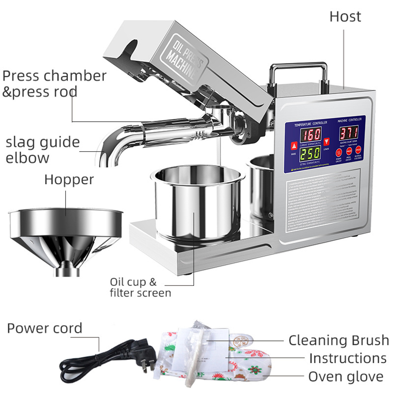 B03S Intelligent Oil Press 3-6 - Home Cooking Oil Making Machine avis et prix