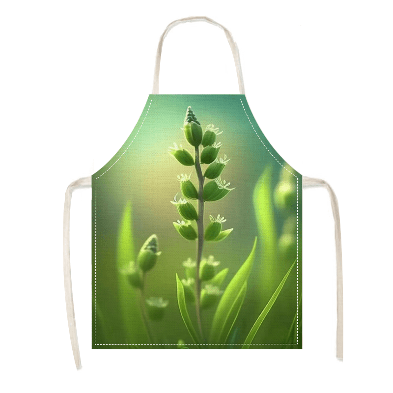 Linen Apron Pink Poppy Flower  - Home Cooking Ideas avis et prix