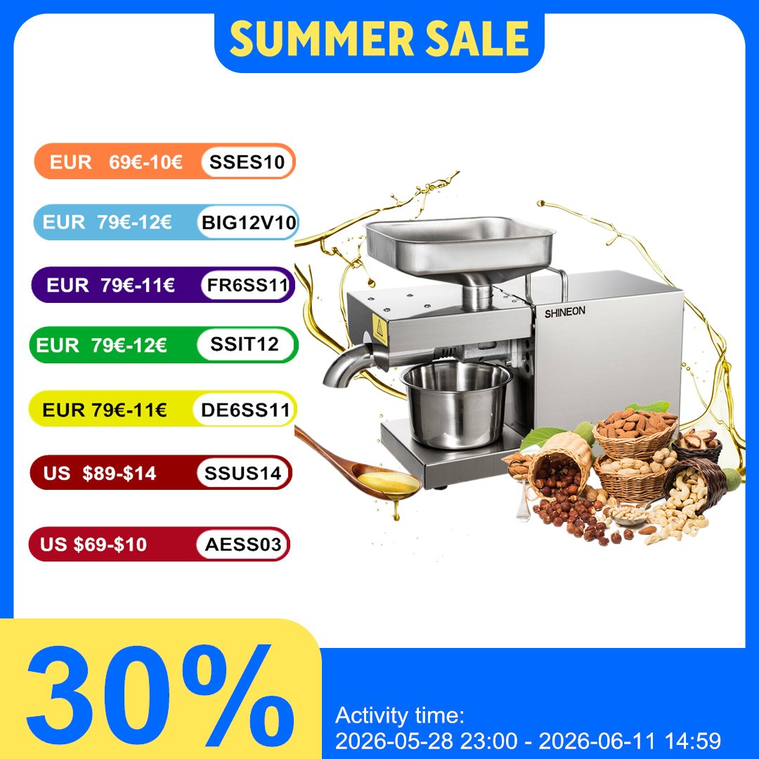 1500W 110V/220V Automatic Cold - Home Cooking Oil Making Machine avis et prix