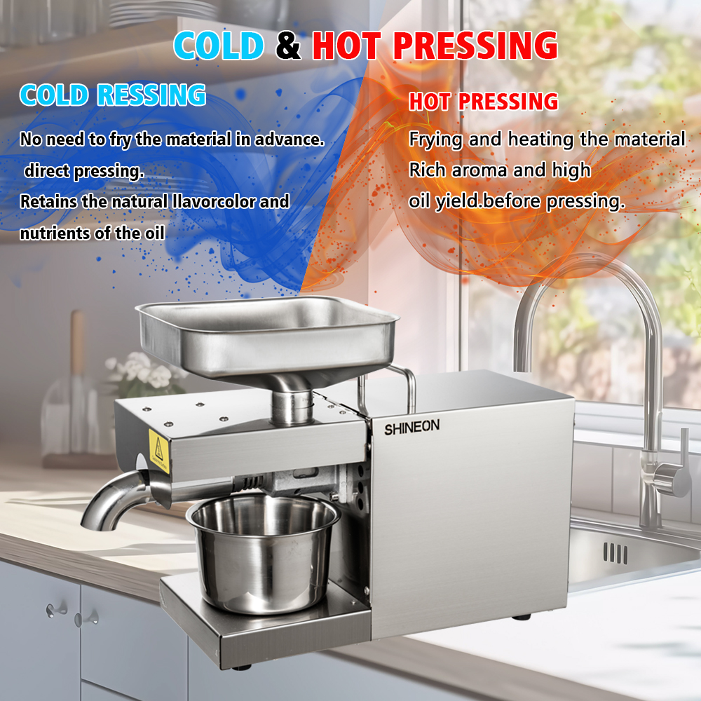 1500W 110V/220V Automatic Cold - Home Cooking Oil Making Machine avis et prix
