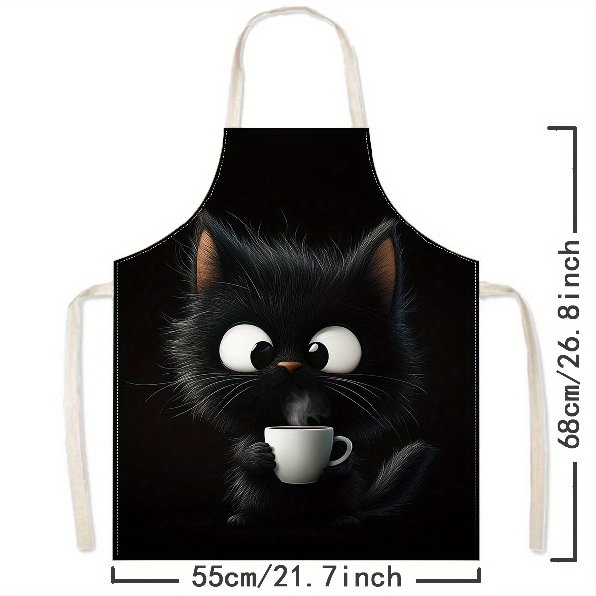 1pc Cute Black Cat with Coffee - Home Cooking Ideas avis et prix