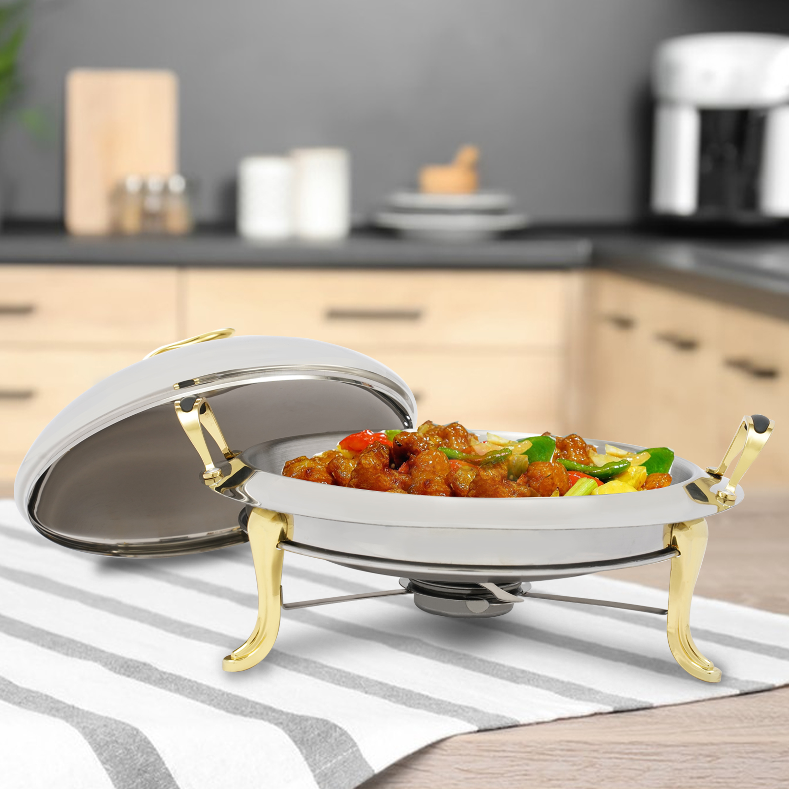 Stainless Steel Chafing Dish,  - Home Cooking Recipes avis et prix