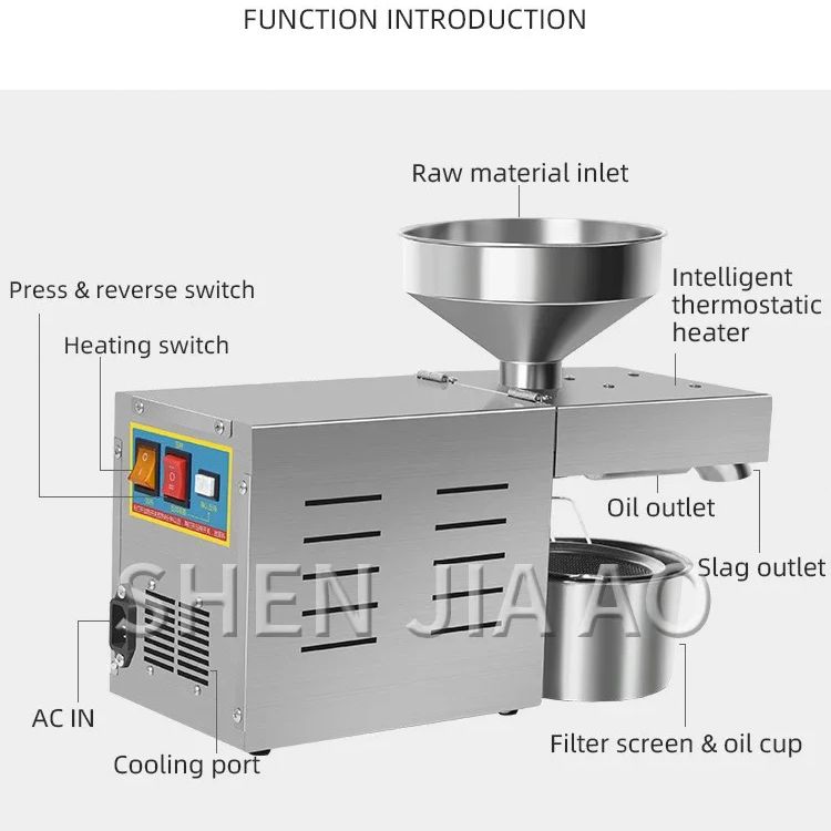 R3 Automatic Multifunctional O - Home Cooking Oil Making Machine avis et prix