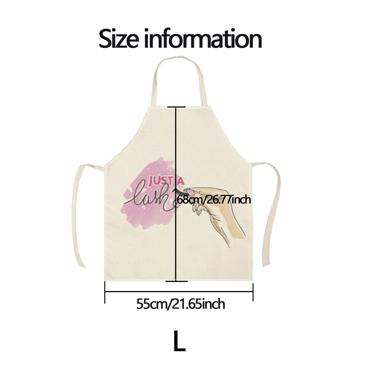 1pc Just A Lash Apron Beauty G - Home Cooking Ideas avis et prix