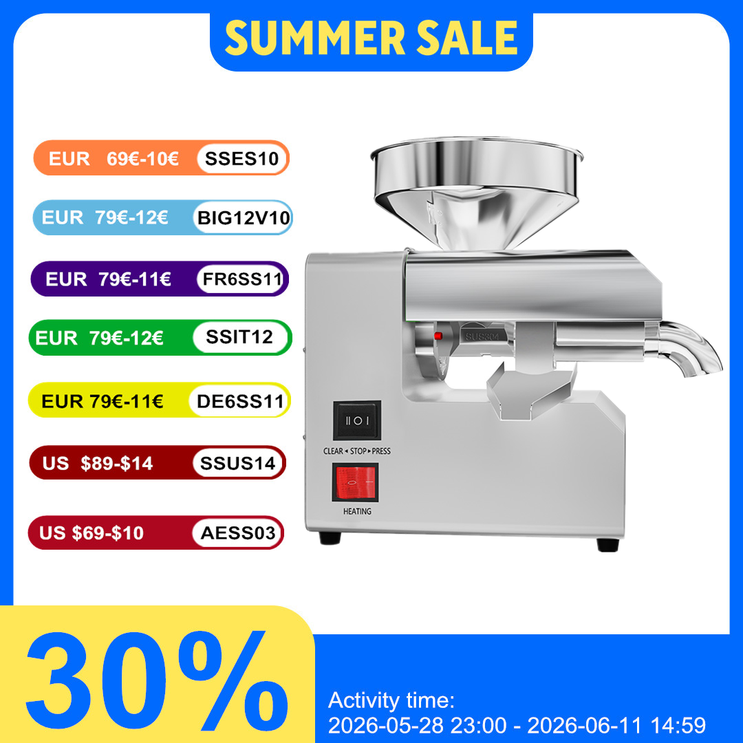 R6 Oil Press Machine Home Use  - Home Cooking Oil Making Machine avis et prix
