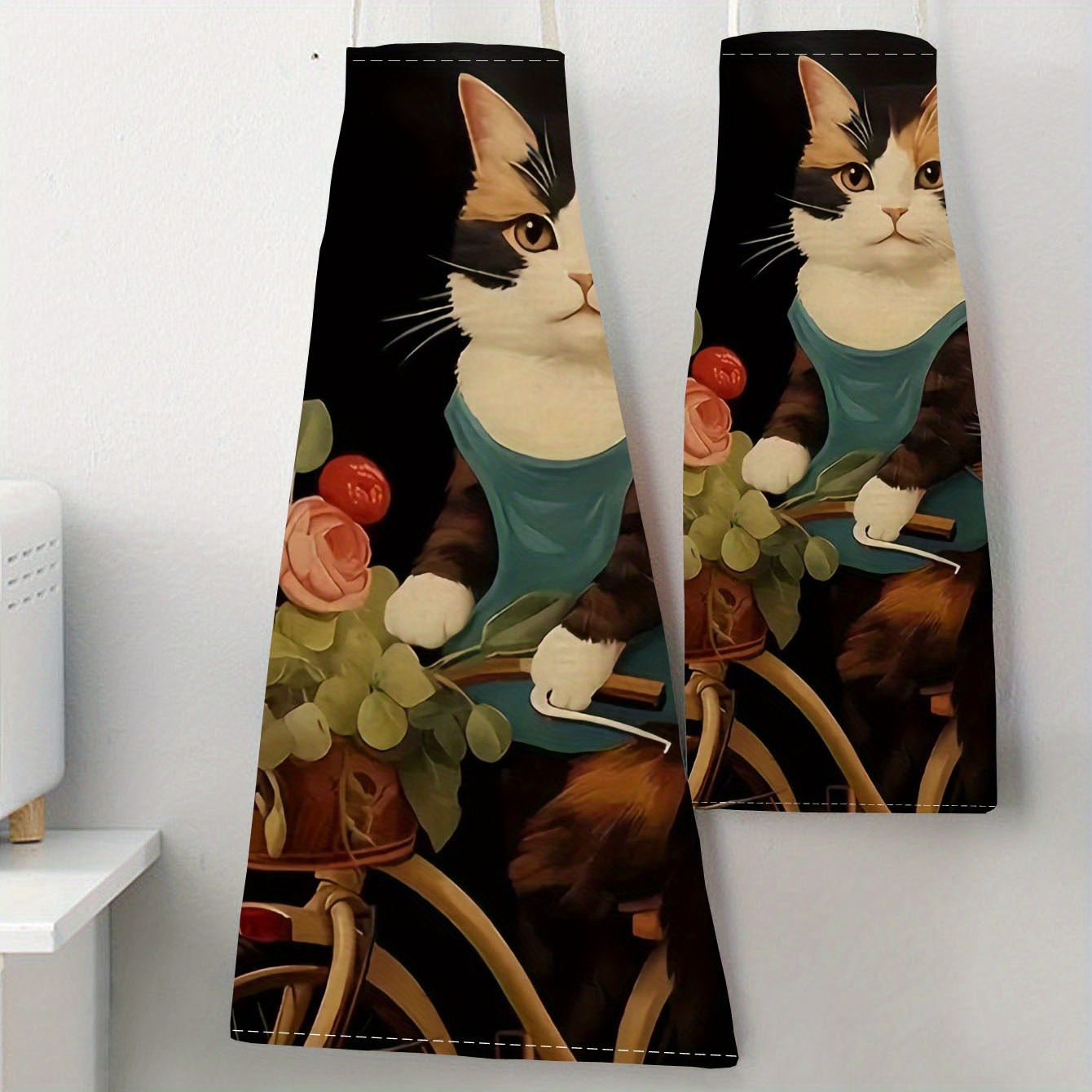 Linen Apron Funny Cat Sunglass - Home Cooking Ideas avis et prix