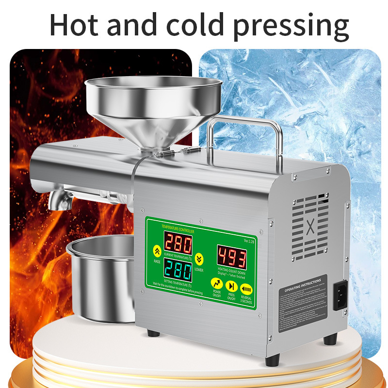 X3S 600W Intelligent Oil Press - Home Cooking Oil Making Machine avis et prix